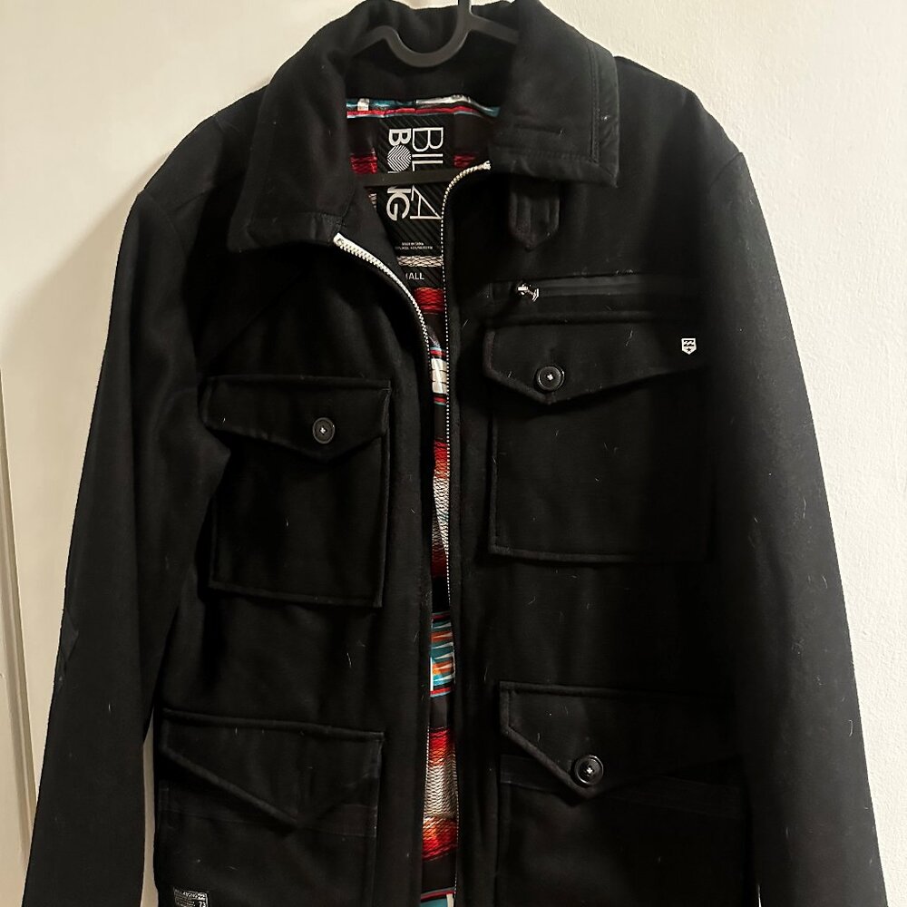 Billabong Men's Black Jacket in Small